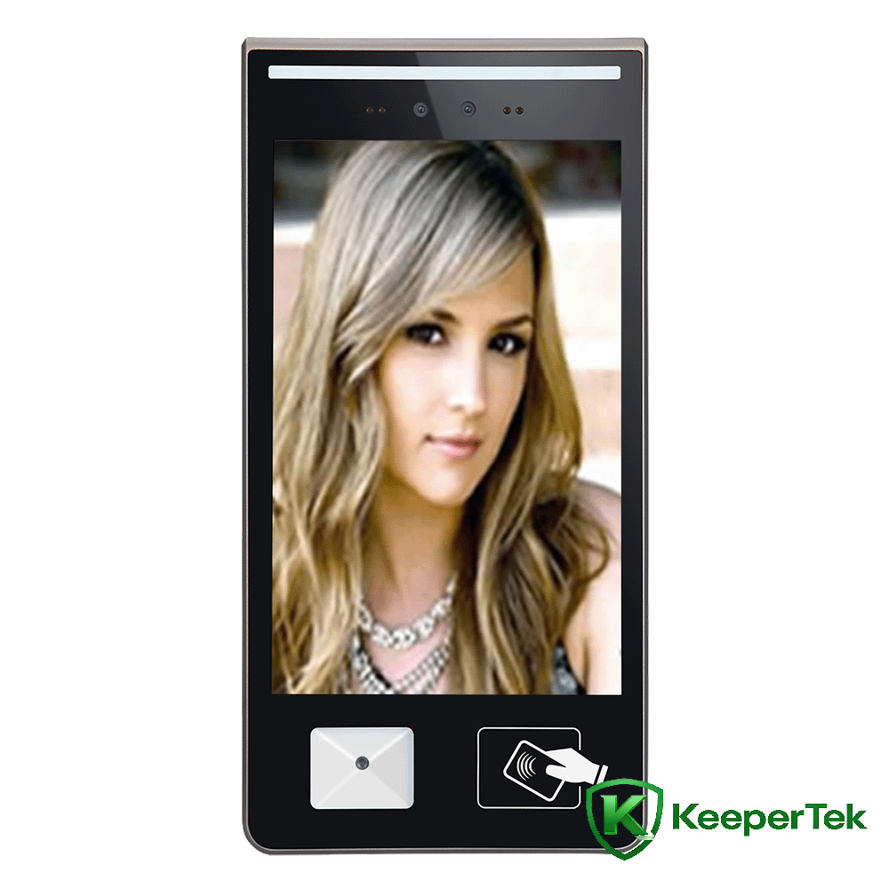 10,1 pouces reconnaissance elongi carte QR code swiping mpe piblisite nionso-na-moko machine KT-FR016
